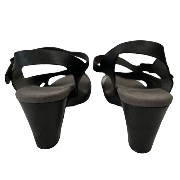 Dansko Black Wedge Sandals - Picture 7 of 10